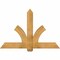 Ekena Millwork Redmond Rough Sawn Timber Gable Bracket, Western Red Cedar, 60"W x 40"H x 2"D x 6"F, 16/12 Pitch GBW060X40X0206RED00RWR - alternate 1
